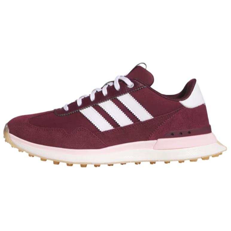Adidas Adidas S2G 26 Golf Shoes Women's Low Top Burgundy/Cloud White/Transparent Pink