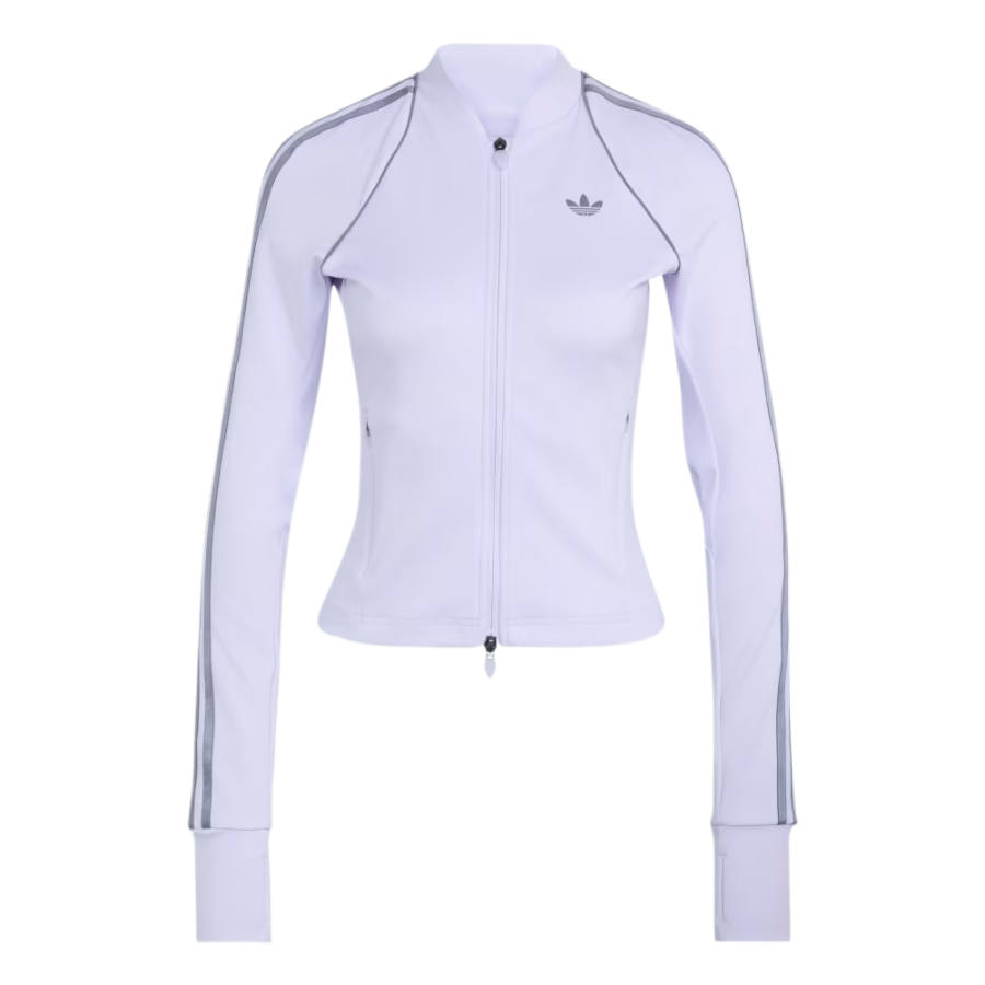 Adidas Originals SUPERSTAR Fitness Clothing Women's Frozen Purple Baseball Collar Moderate