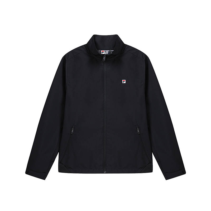 FILA Jackets Men's Legend Blue Stand Collar Moderate Straight Fit