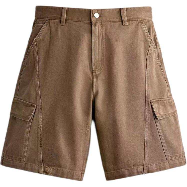 ZARA Casual Shorts Men's Brown Moderate