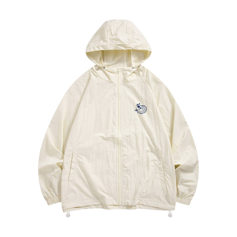 Disney Sun Protection Clothing Unisex Hooded Non Detachable Thin Straight Fit