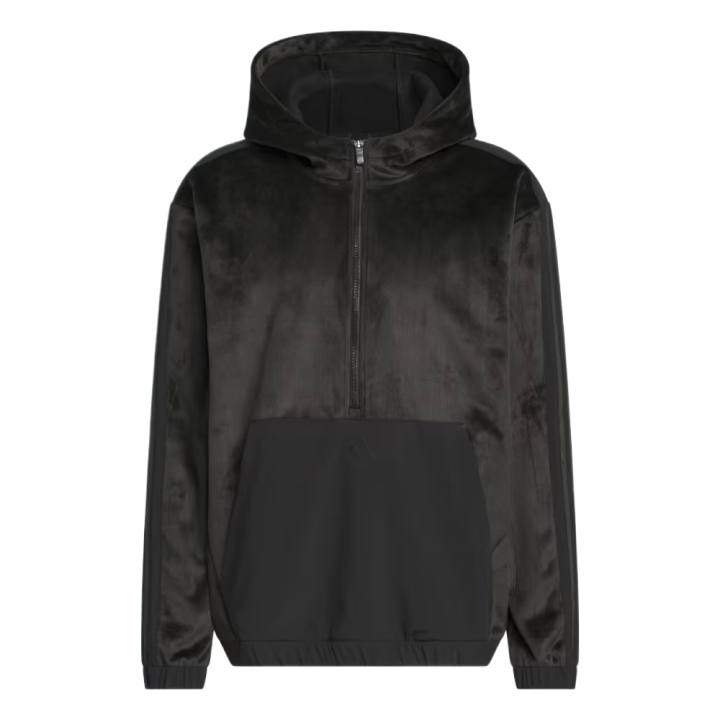 Adidas Adidas Sweatshirts Men's Black Hooded Non Detachable Moderate