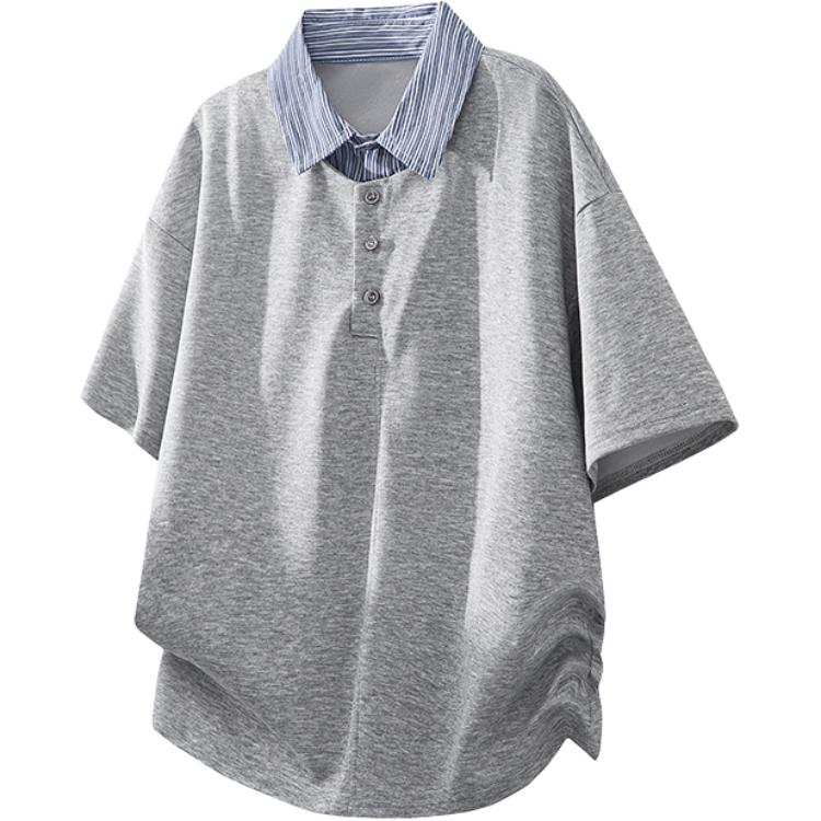 Sugarfunk Sugarfunk T Shirts Men's Lapel Moderate