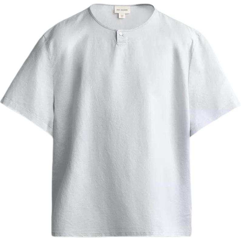 ZARA Shirts Men's Light Sky Blue Crew Neck Moderate Other