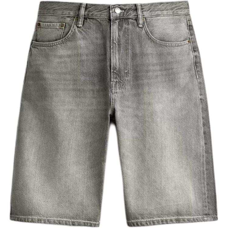 ZARA Denim Shorts Men's Gray Moderate