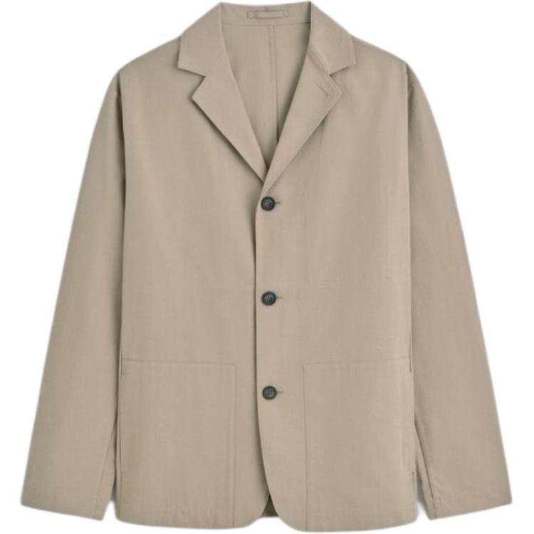 COS Business Suits Men's Oat Suit Collar Moderate Straight Fit