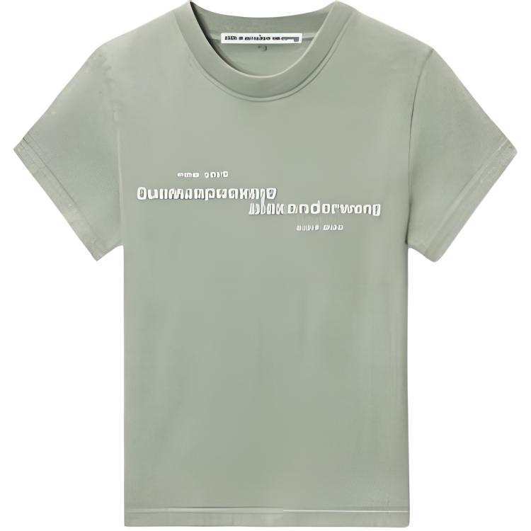 Alexander Wang T Shirts Women's Green Crew Neck