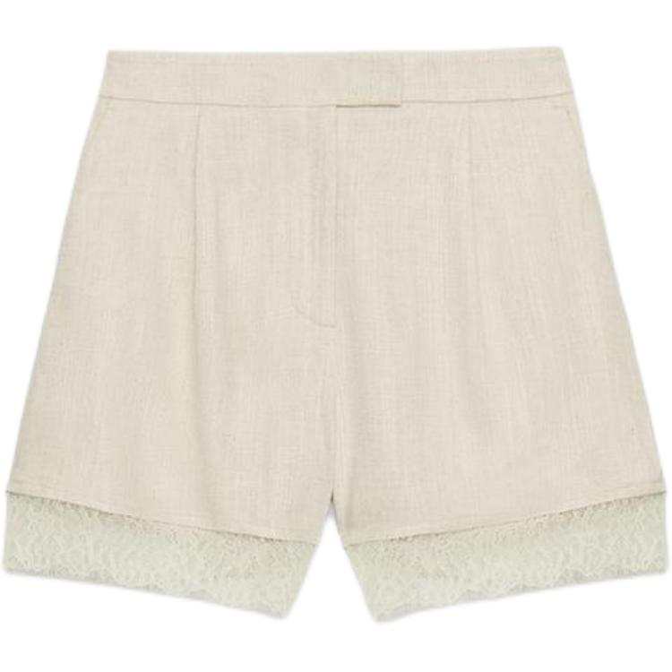 ZARA Casual Shorts Women's Light Beige
