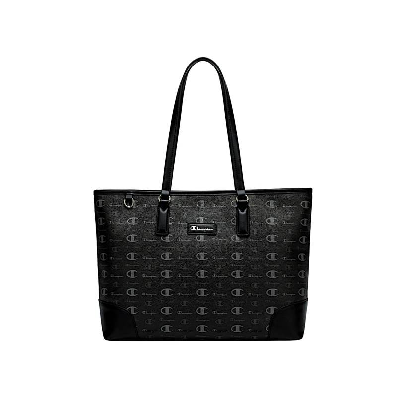 Champion Synthetic Leather Shoulder Bag Regular Women's Black/Pink/Champagne
