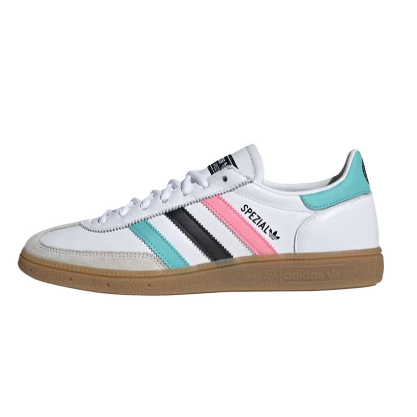 Adidas Adidas Handball Spezial Skateboard Shoes Men's Low Top Cloud White/Light Mint Green/Classic Black