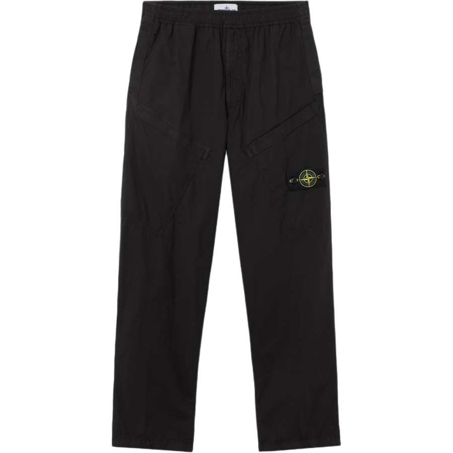 STONE ISLAND Cargo Pants Men's Black Moderate