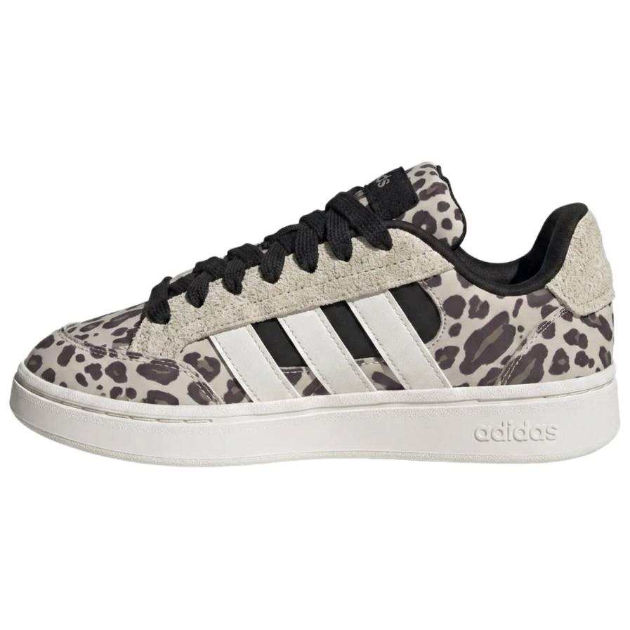 Adidas Adidas GRAND COURT ALPHA Skateboard Shoes Women's Low Top Beige Brown