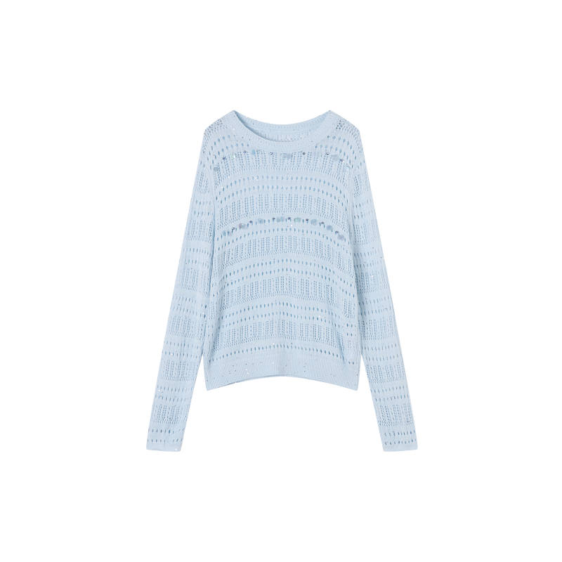 XIANGYING Knitwear Women's Crew Neck Thin