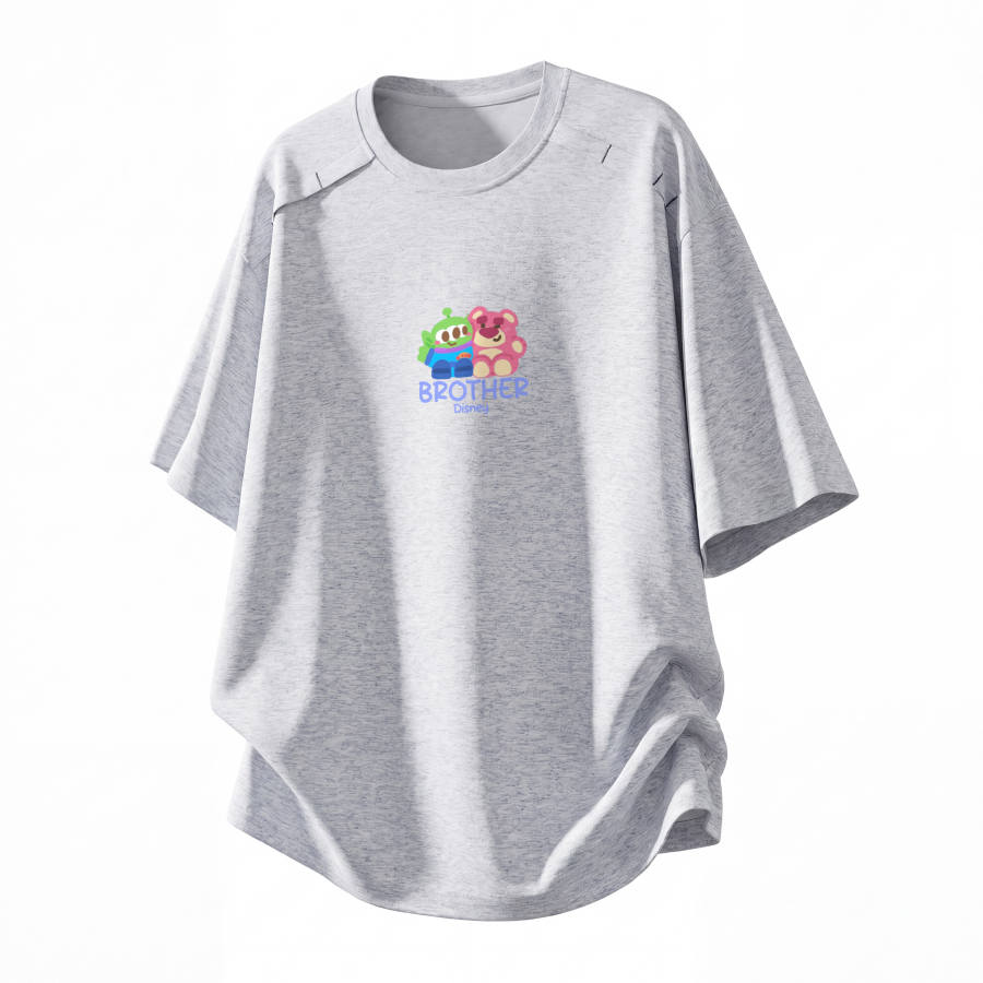 Disney T Shirts Unisex Crew Neck Moderate Straight Fit