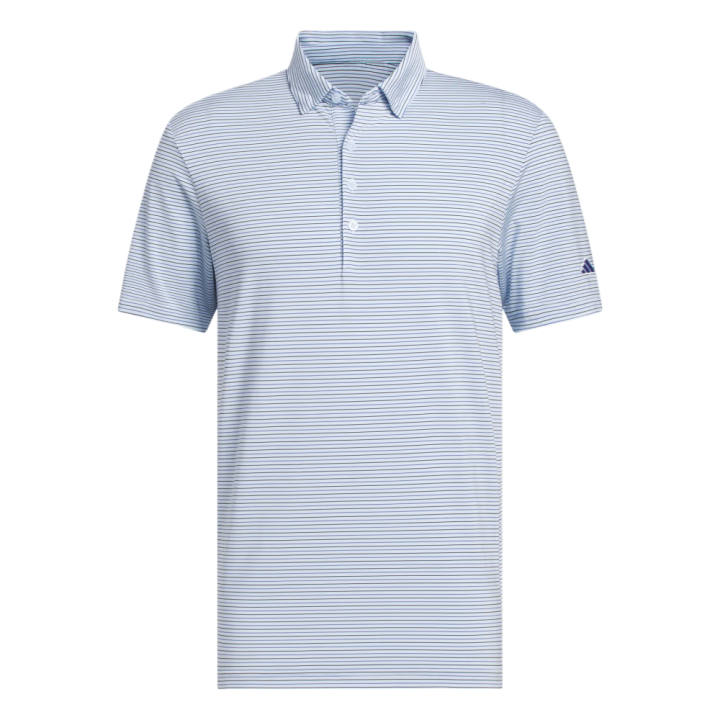 Adidas Adidas Ultimate365 Golf Clothing Men's Crystal Sky/Double Indigo Polo Collar Moderate
