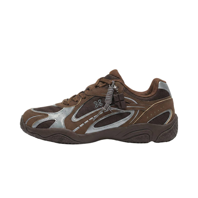 ANTA Casual Shoes Women's Low Top Earth Brown/Rotting Wood Brown/Metal Titanium