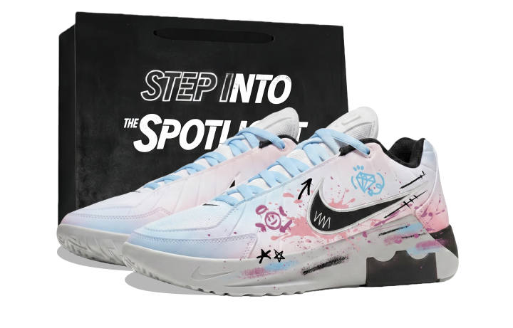 Nike Nike LEBRON WITNESS IX Basketball Shoes Unisex Low Top Pink/Blue