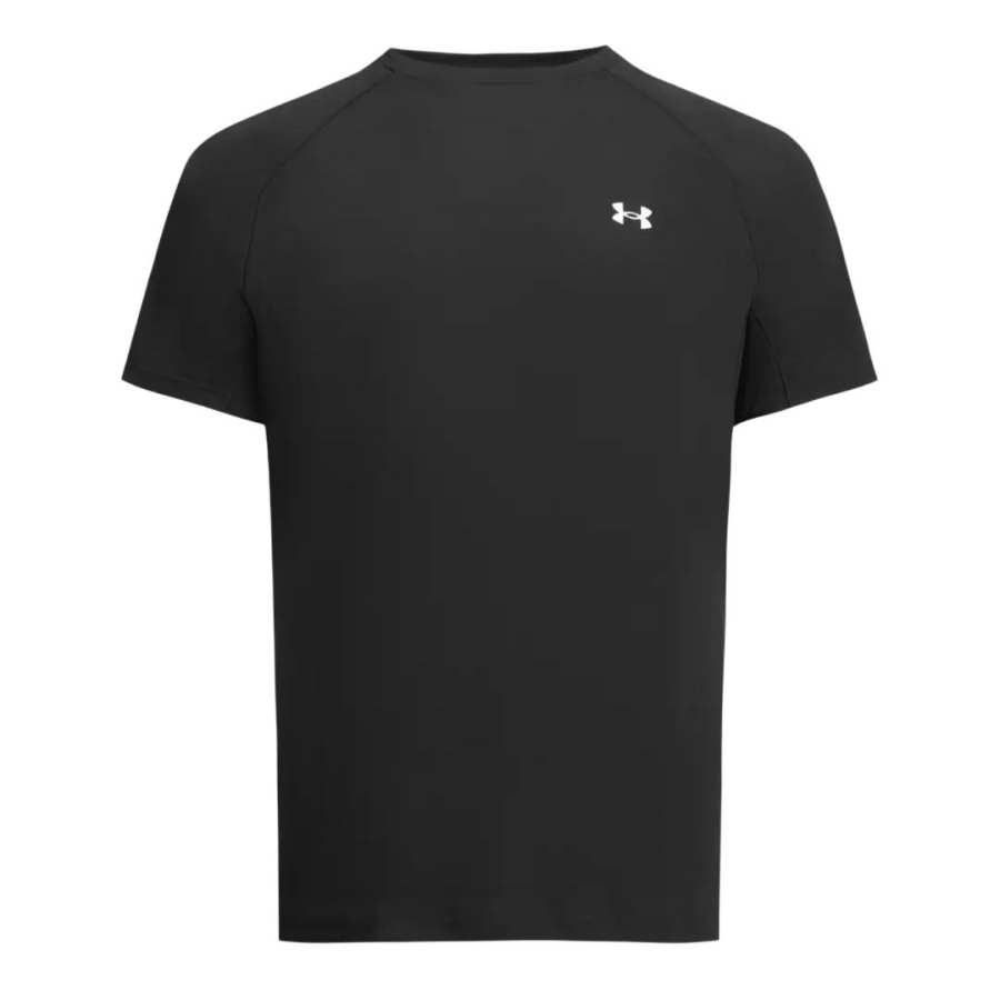 Under Armour T Shirts Men's Black Crew Neck Straight Fit