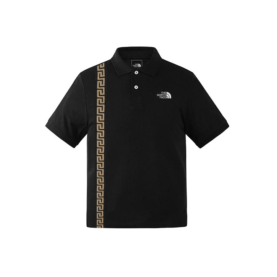 THE NORTH FACE Urban Exploration Polo Shirts Men's Black Polo Collar Moderate