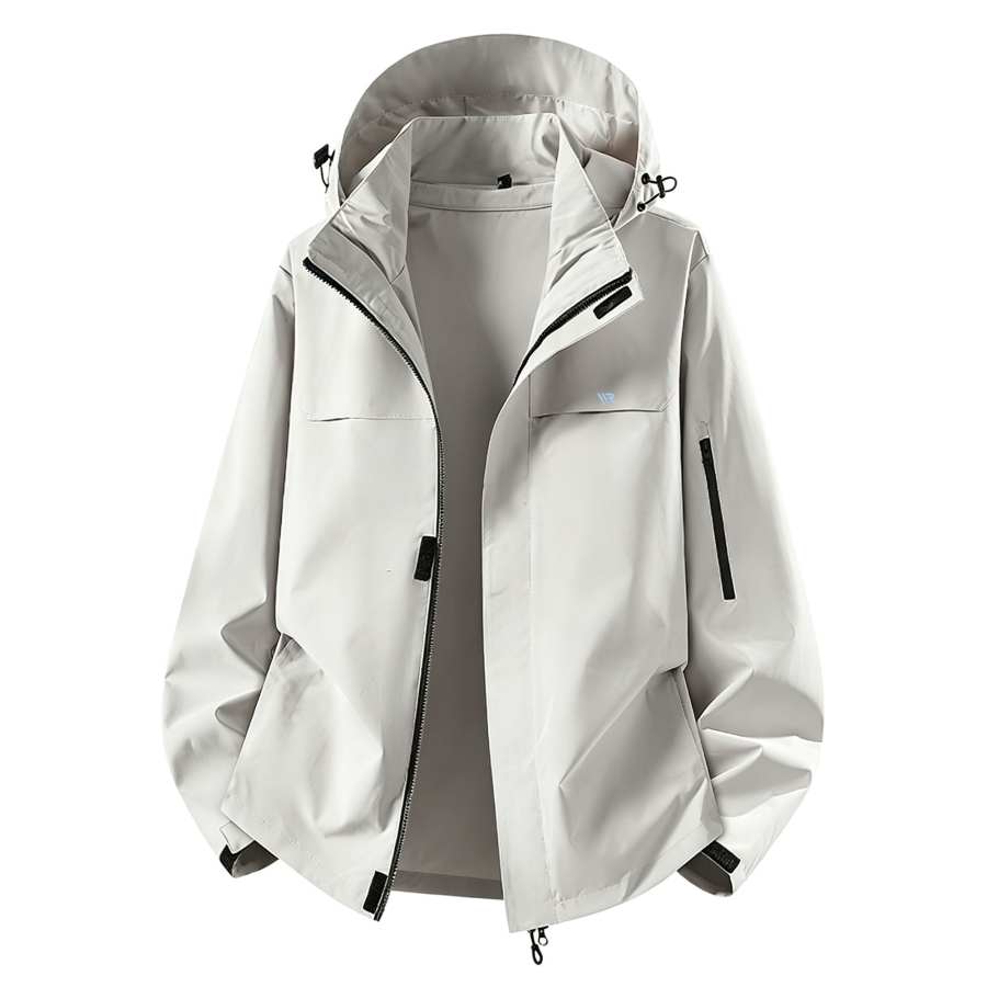 WARRIOR Windbreaker Jackets Unisex Hooded Non Detachable Moderate Straight Fit