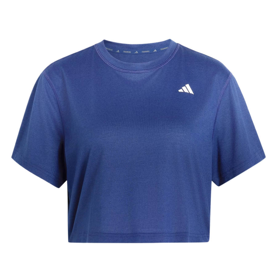 Adidas Adidas T Shirts Women's Dark Blue Crew Neck Moderate