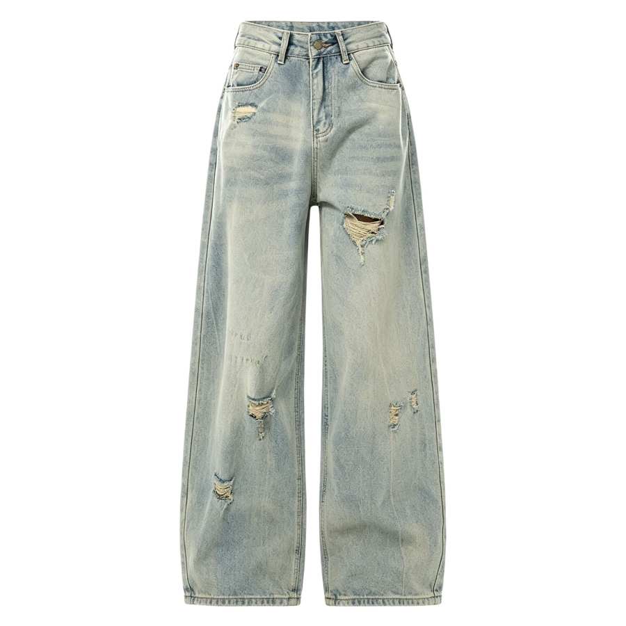 Sugarfunk Sugarfunk Jeans Women's Light Blue Moderate Wide Leg Pants