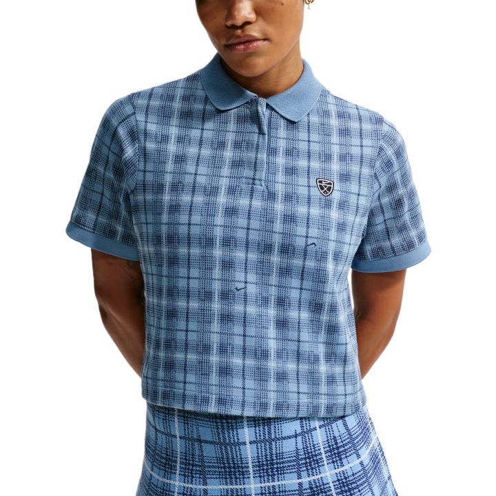Nike Nike Golf Clothing Women's Blue/White Polo Collar Moderate