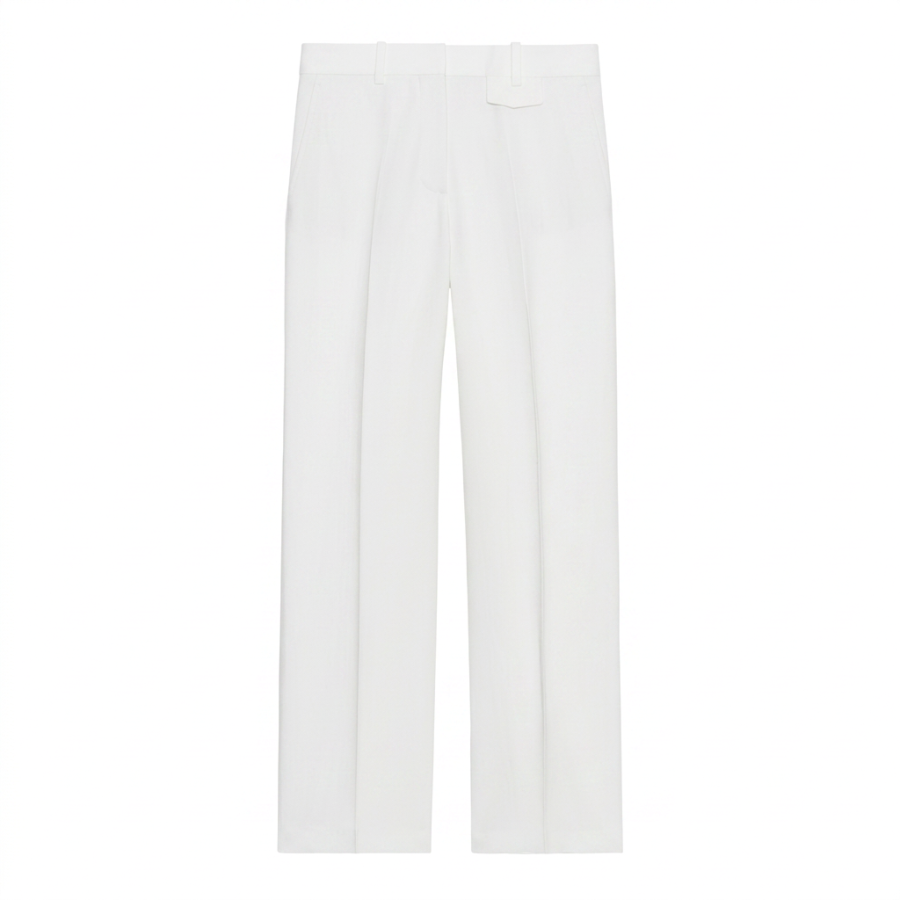 ZARA ZW Casual Pants Women's White Moderate