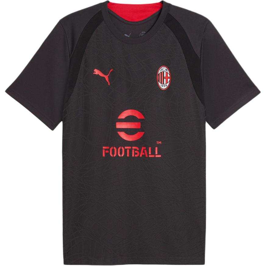 PUMA AC Beige Blue Soccer Jerseys Unisex Black/Red Moderate Straight Fit