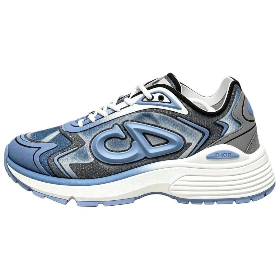 DIOR B30 Casual Shoes Men's Low Top Blue
