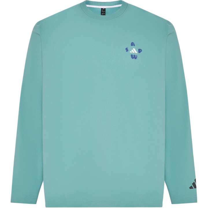 Adidas Adidas T Shirts Men's Light Mint Crew Neck Moderate