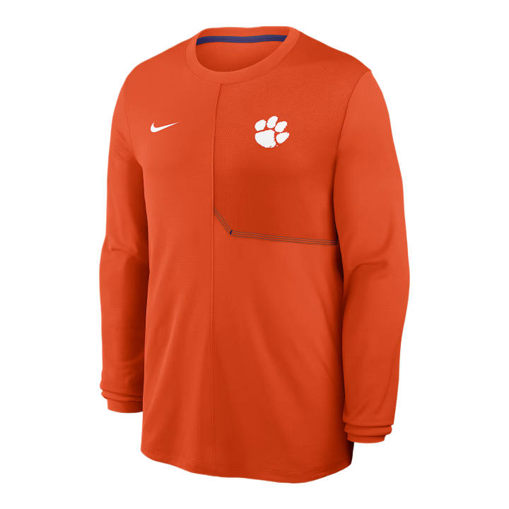Nike Nike T Shirts Men's University Orange/New Orchid Crew Neck Moderate