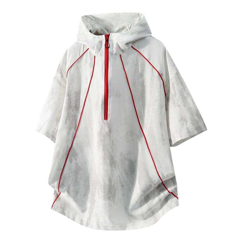 Sugarfunk Sugarfunk T Shirts Men's Hooded Non Detachable Moderate