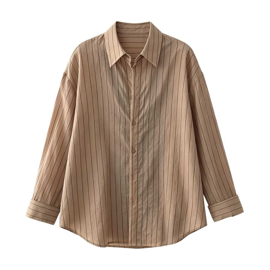 Sugarfunk Sugarfunk Shirts Women's Lapel Thin Straight Fit
