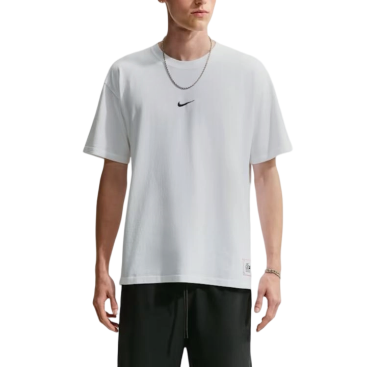 Nike Nike Sportswear T Shirts Men's White Crew Neck Moderate