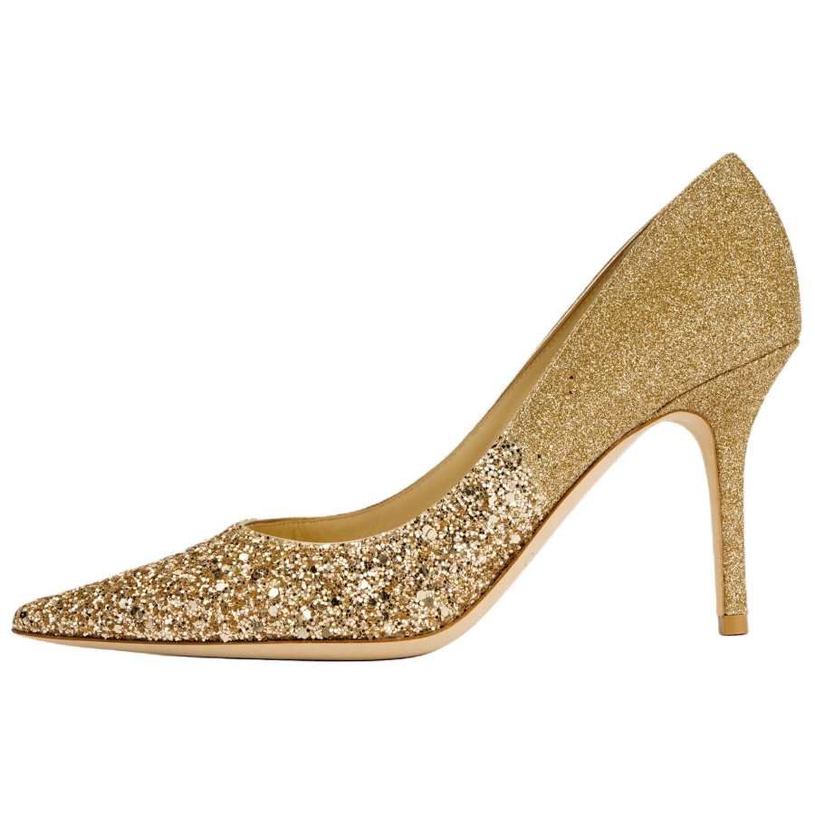 Jimmy Choo High Heels Women's Gold