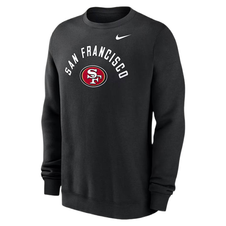 Nike Nike Sweatshirts Men's Black Crew Neck Moderate