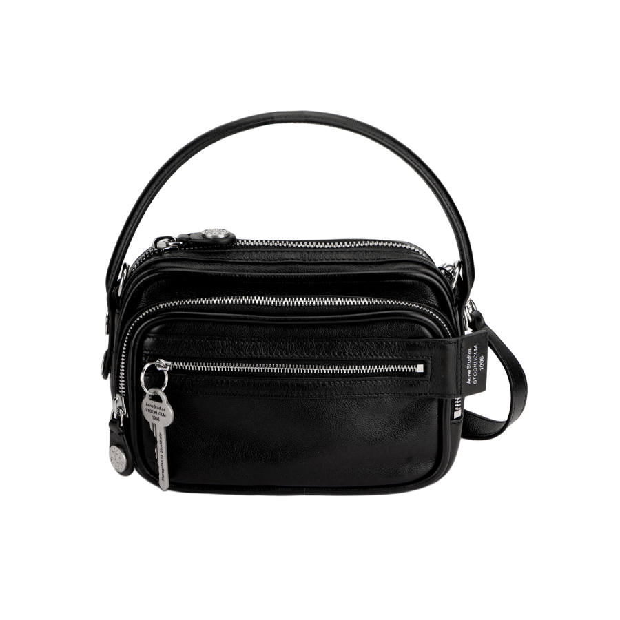 Acne Studios Acne Studios Cow Leather Crossbody Handbag Women's Black