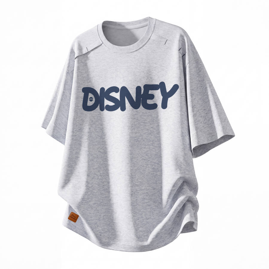 Disney T Shirts Unisex Crew Neck Moderate Straight Fit