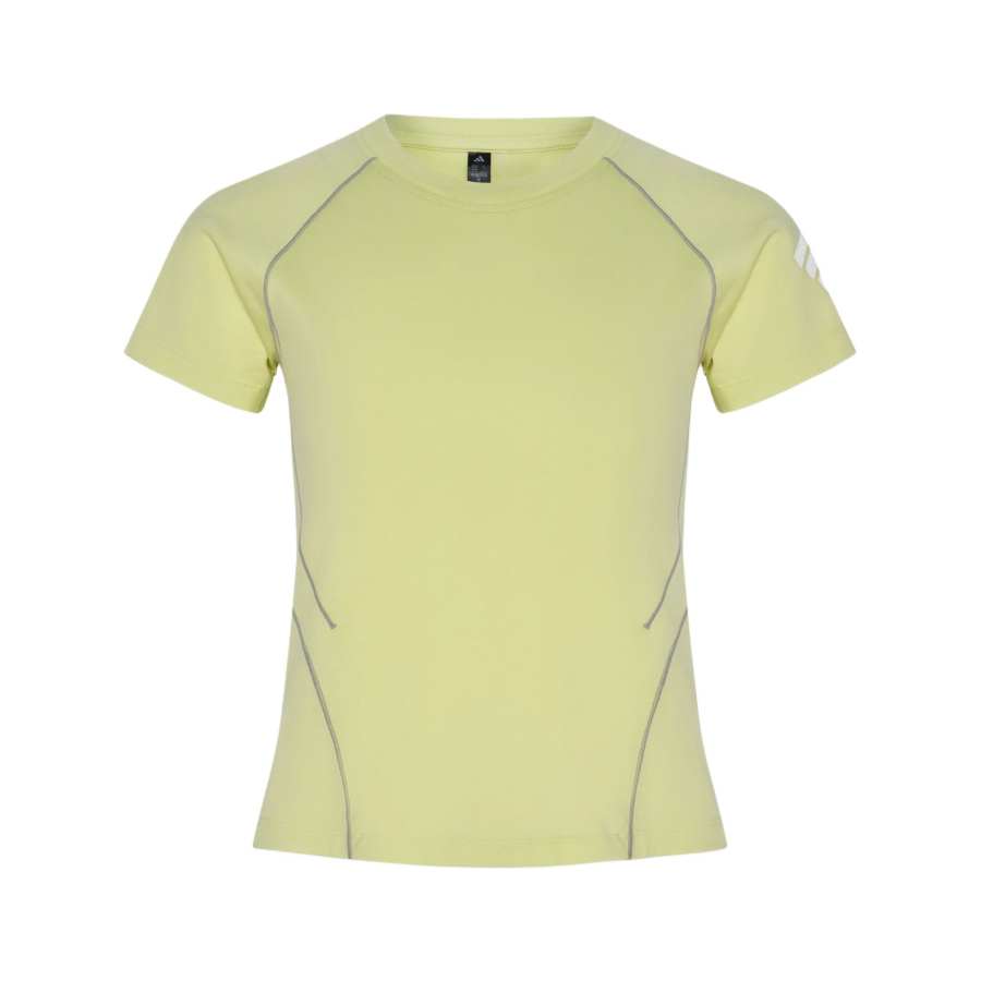 Adidas Adidas FOS T Shirts Women's Light Yellow Crew Neck