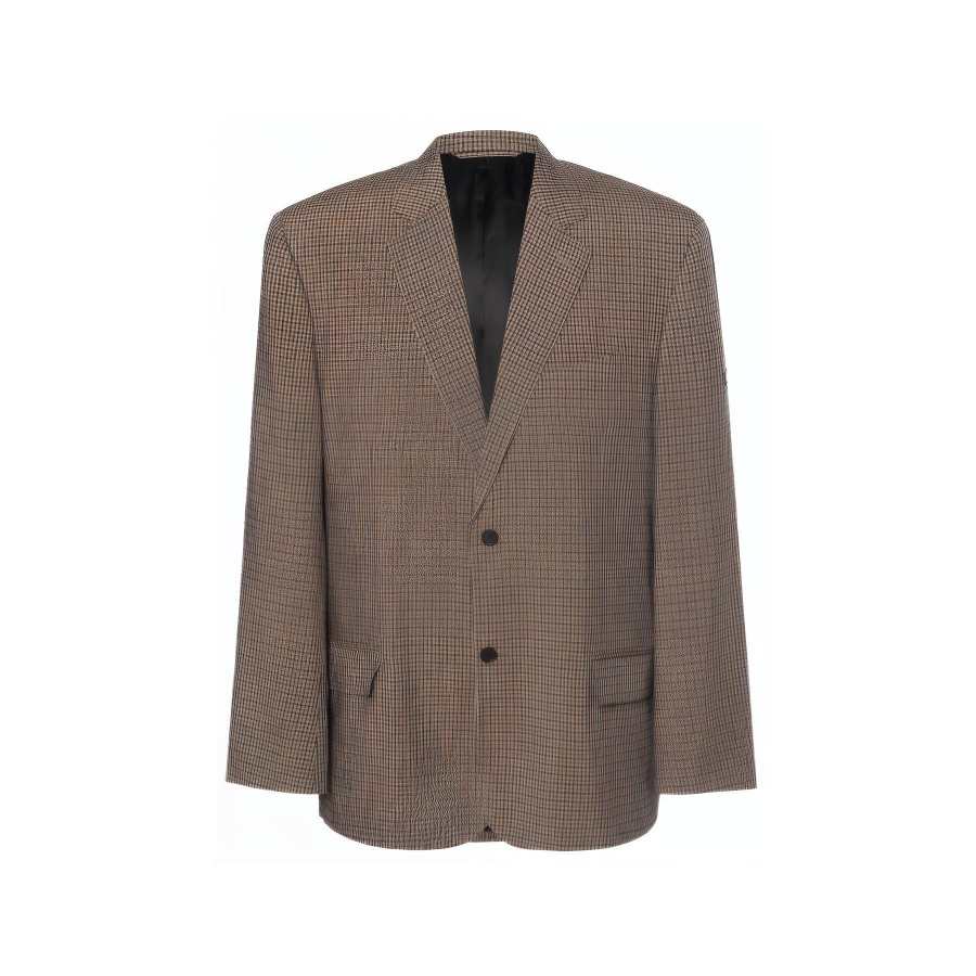 Balenciaga Balenciaga Checked Pattern Blazer