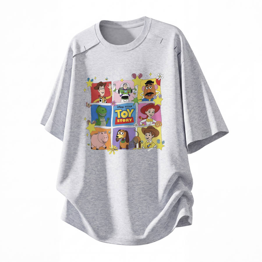 Disney T Shirts Unisex Crew Neck Moderate Straight Fit