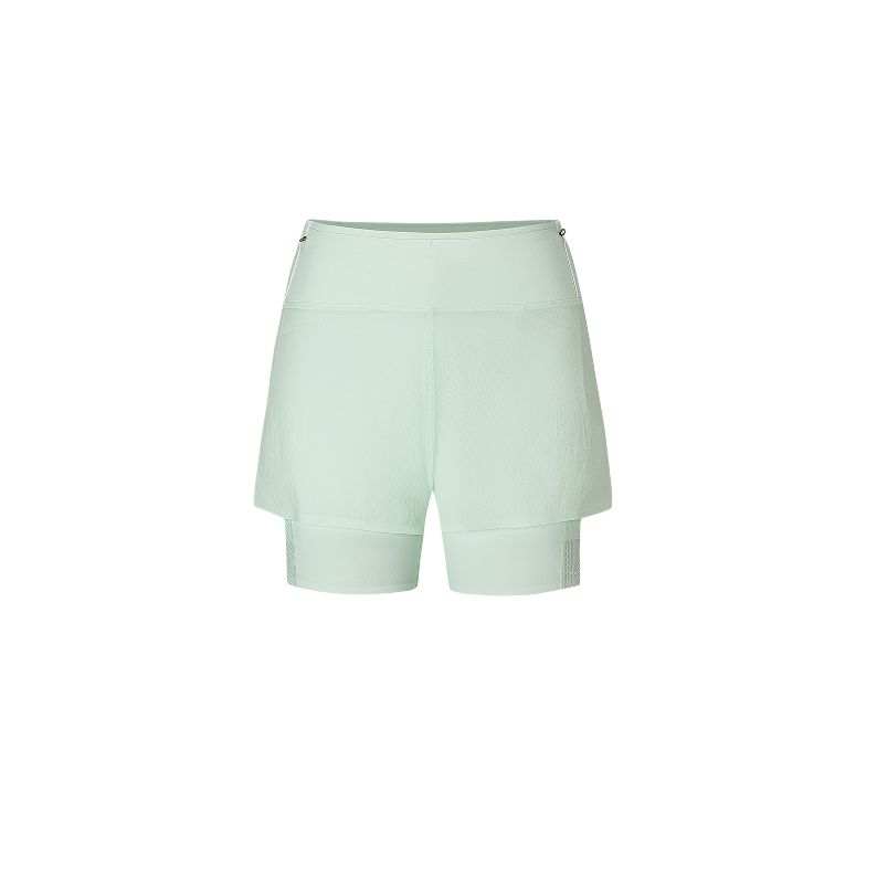 SALOMON Running Shorts Women's Aqua Green
