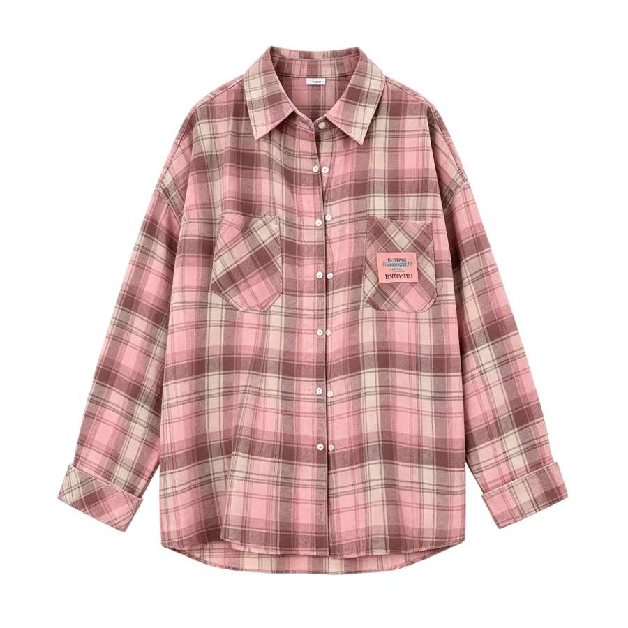 Sugarfunk Sugarfunk Shirts Women's Lapel Thin Straight Fit