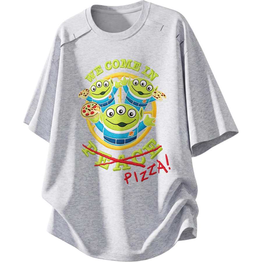 Disney T Shirts Unisex Crew Neck Moderate Straight Fit