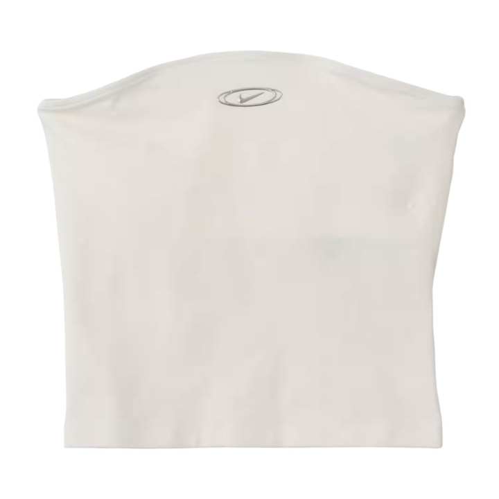 Nike Nike Swoosh Strapless Tops Women's White