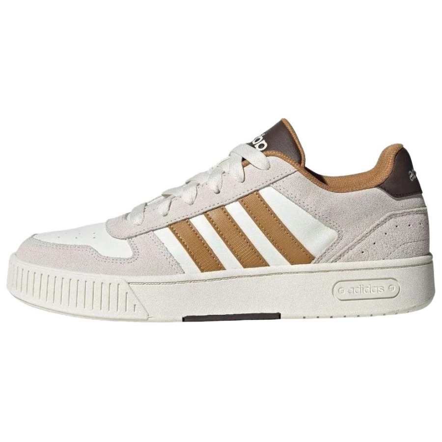 Adidas Adidas D PAD CLASSIC Slip Resistant Abrasion Resistant Low top Skateboard Shoes Unisex Beige Brown
