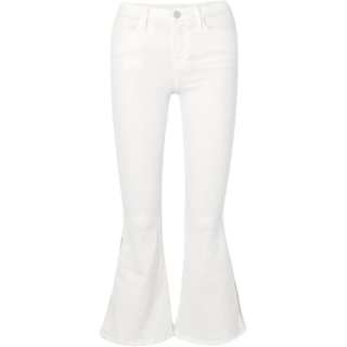FRAME Jeans Women's White Moderate Flared Pants