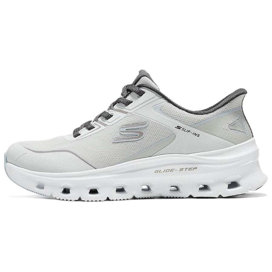 Skechers SPORT WOMENS Running Shoes Women's Low Top White/Light Blue