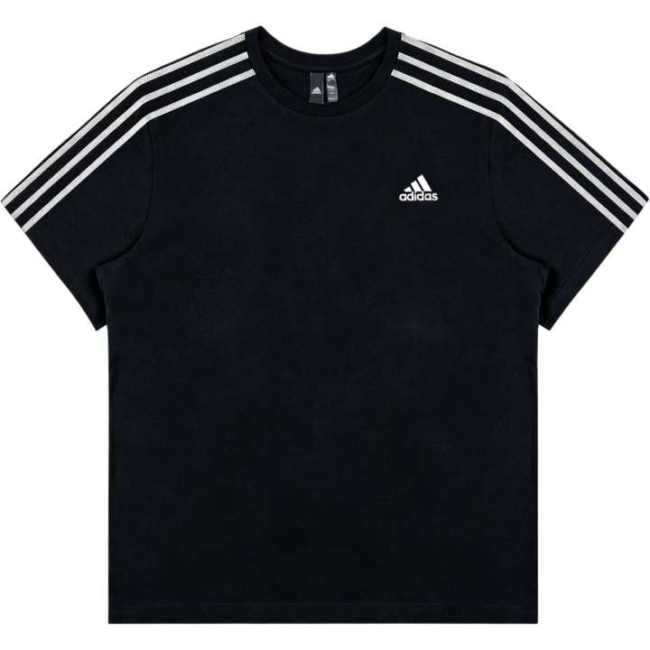 Adidas Adidas T Shirts Unisex Black Crew Neck Moderate Straight Fit